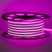 Led неон 12В розовый 8х16 пвх smd2835 120LED/m 6W IP65 , 1м