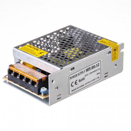 Led блок 12В MR/5A 60 Bт IP 20