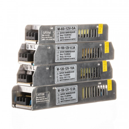 Led блок 12В MR/10A 120 Bт IP 20