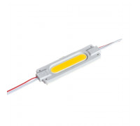 Модуль светодиодный белый теплый 12в COB 1LED 2Вт герметичный