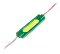 Модуль СОВ 12V зеленый 1led 2Вт овальный IP65