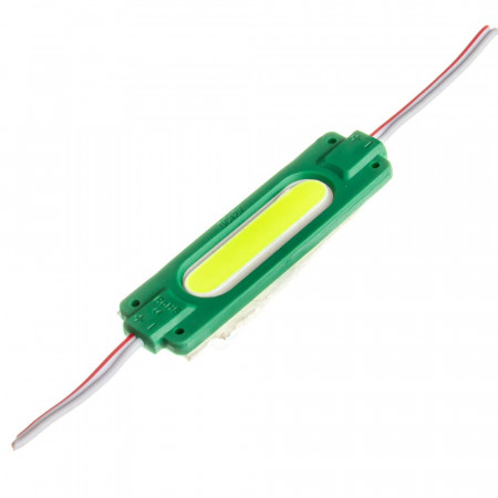 Модуль СОВ 12V зеленый 1led 2Вт овальный IP65