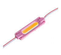 Модуль СОВ 12V розовый 1led 2Вт овальный IP65