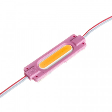 Модуль СОВ 12V розовый 1led 2Вт овальный IP65