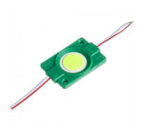 Модуль СОВ 12V зеленый 1led 2.4Вт круг IP65