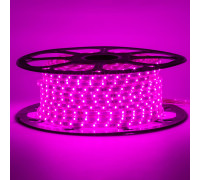 Лед лента 220 В фиолетовая smd 2835 48led/м 6Вт/м IP65, 1м