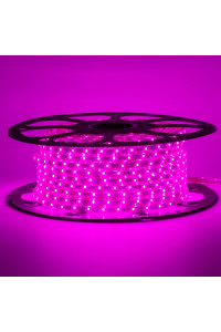 Лед лента 220 В фиолетовая smd 2835 48led/м 6Вт/м IP65, 1м