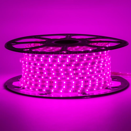 Лед лента 220 В фиолетовая smd 2835 48led/м 6Вт/м IP65, 1м
