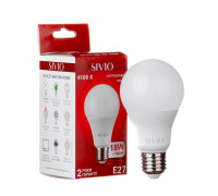 Led лампа Sivio 18Вт A65 нейтральная белая E27 4100K