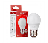 Led лампа Sivio 8Вт G45 нейтральная белая E27 4100K