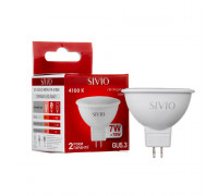 Led лампа Sivio 7Вт MR16 нейтральная белая GU5.3 4100K