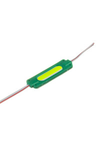Модуль светодиодный зеленый 24в COB 1LED 2Вт герметичный