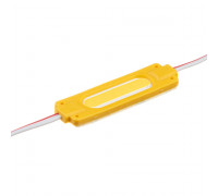 Модуль светодиодный желтый 24в COB 1LED 2Вт герметичный