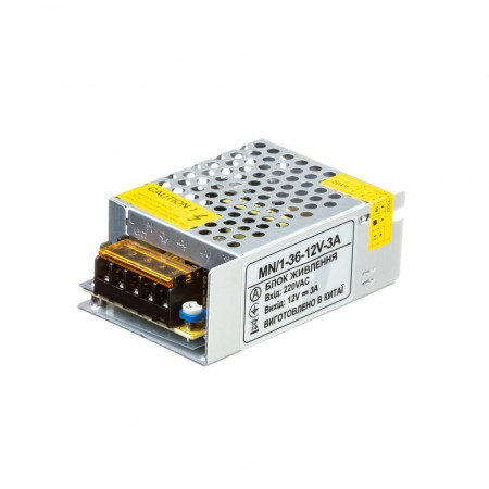 Led блок 12В MN/1/3A 36 Bт IP 20