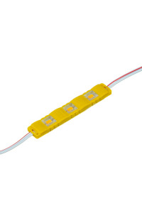 Модуль светодиодный жёлтый 12в smd5730 3LED 1.5Вт герметичный