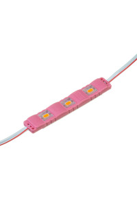 Модуль светодиодный розовый 12в smd5730 3LED 1.5Вт герметичный