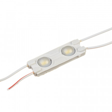 Модуль МТК 12V белый тёплый 2led smd5730 1Вт IP65
