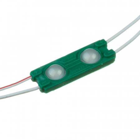 Модуль МТК 12V зелёный 2led smd5730 1Вт IP65