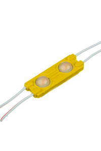 Модуль МТК 12V жёлтый 2led smd5730 1Вт IP65