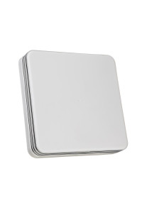 Светодиодный светильник 24 Вт накладной квадратный 5000К IP40 Silver